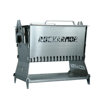 Rockarmor Premium Camp Fire Pit & Bbq Grille - Fire Pit