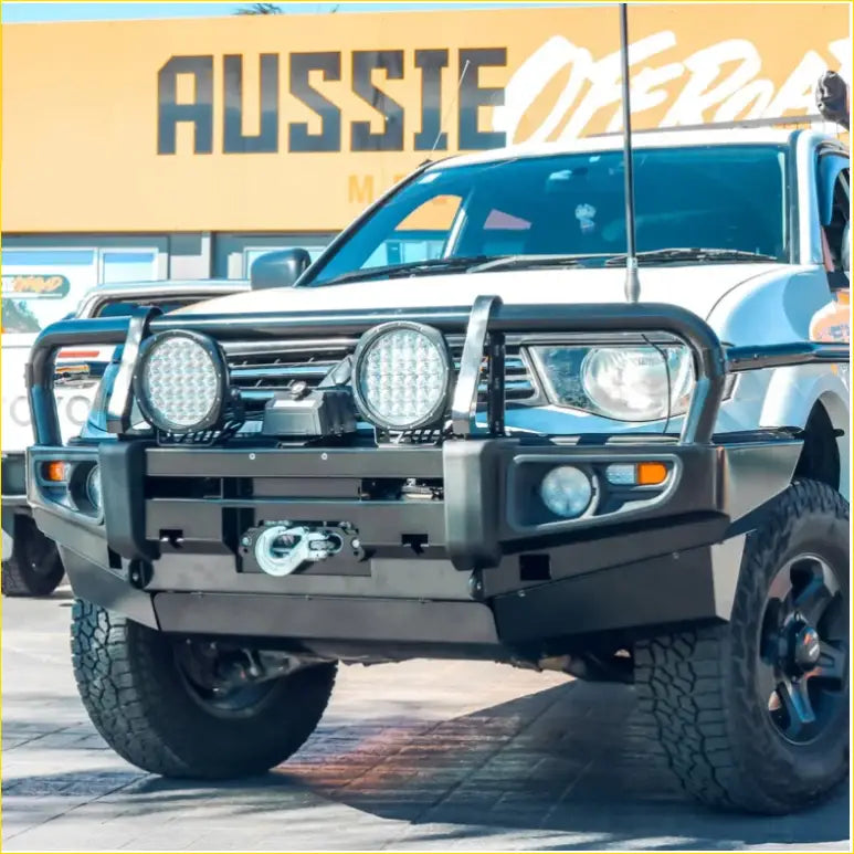 Rockarmor Premium Steel Bullbar To Suit Mitsubishi Triton Mn/Ml - Winch Bar