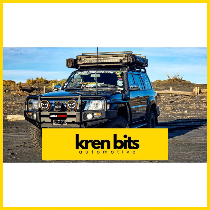Rockarmor Premium Steel Bullbar To Suit Nissan Patrol Gu4 2005 To Current (Full Bar Replacement) Winch Bar