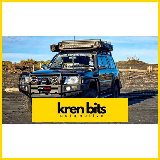 Rockarmor Premium Steel Bullbar To Suit Nissan Patrol Gu4 2005 To Current (Full Bar Replacement) Winch Bar