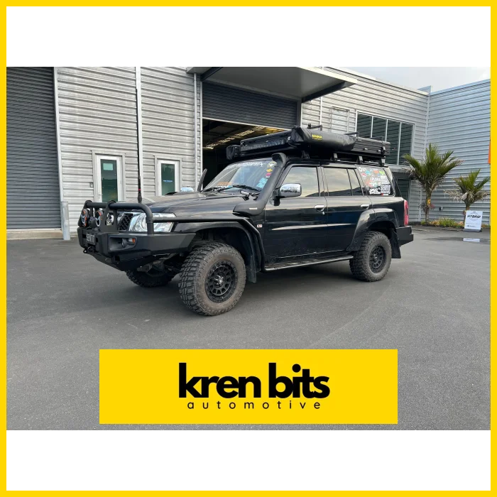Rockarmor Premium Steel Bullbar To Suit Nissan Patrol Gu4 2005 To Current (Full Bar Replacement) Winch Bar