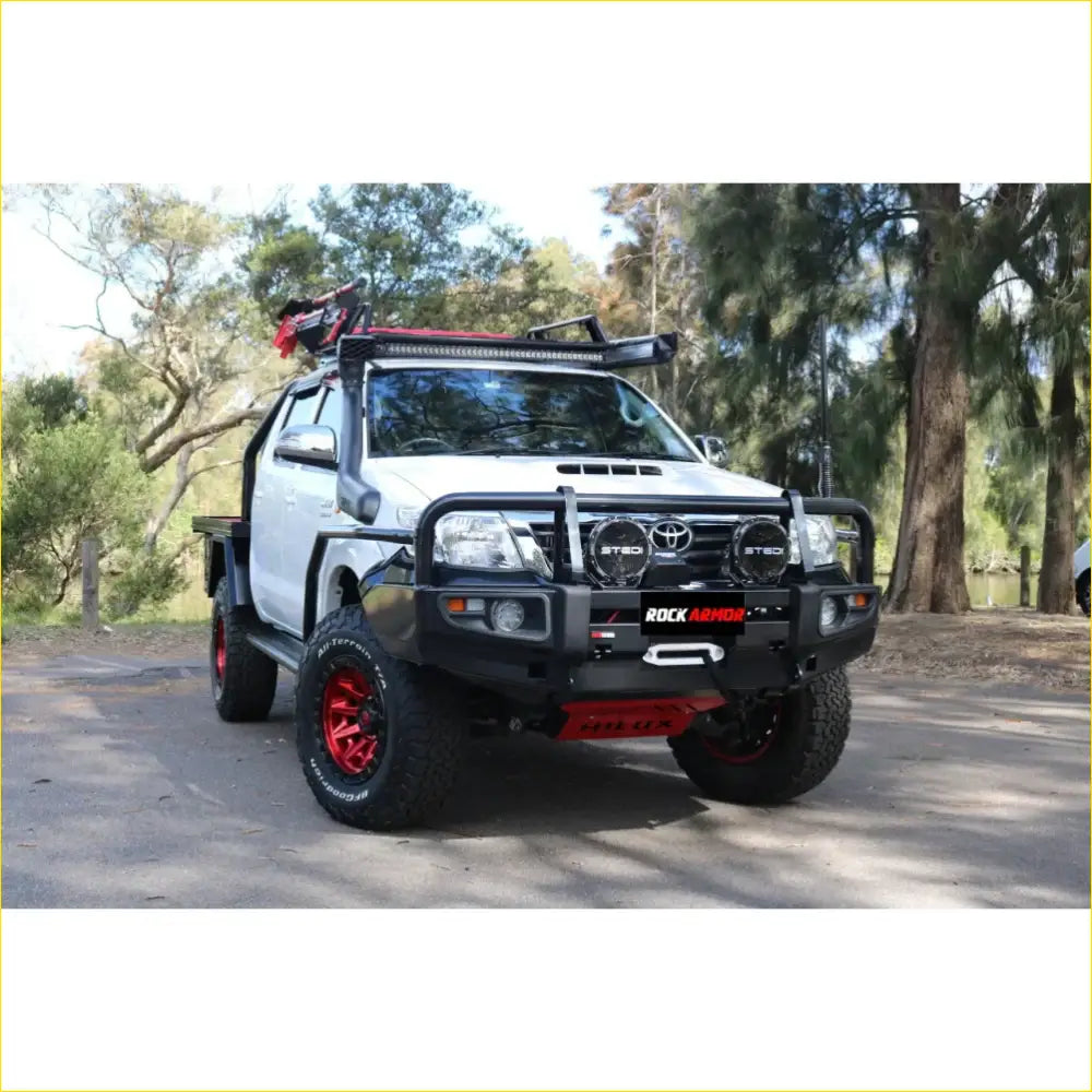 Rockarmor Premium Steel Bullbar To Suit Toyota Hilux 2011-15 Bar - Winch