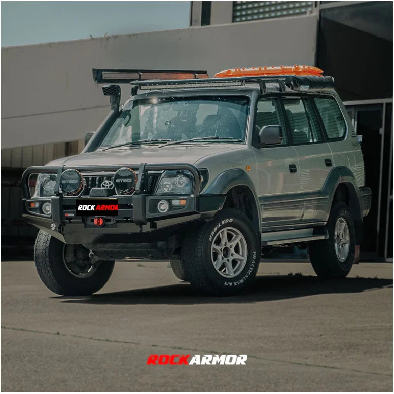 Rockarmor Premium Steel Bullbar To Suit Toyota Prado 1996-2002 Bar - Winch