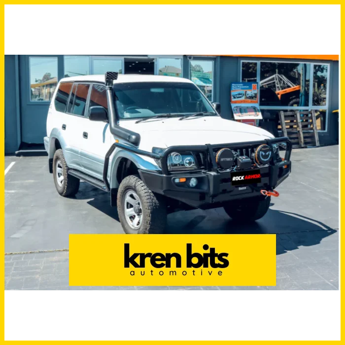 Rockarmor Premium Steel Bullbar To Suit Toyota Prado 1996-2002 Bar Replace Winch Bar