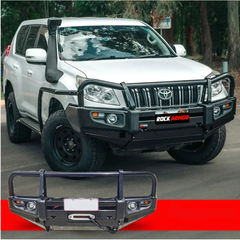 Rockarmor Premium Steel Bullbar To Suit Toyota Prado Fj150 2009-2013 - Winch Bar