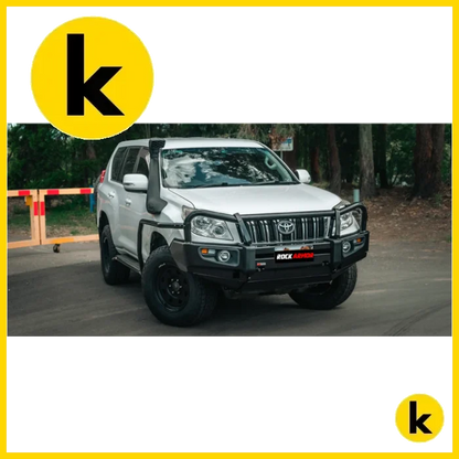 Rockarmor Premium Steel Bullbar To Suit Toyota Prado Fj150 2009-2013 (Bumper Cut) Winch Bar