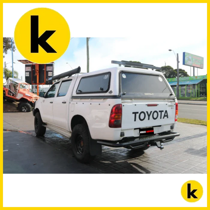 Rockarmor Premium Steel Rear Step / Tow Bar To Suit Toyota Hilux N70 2005 - Early 2015 (Tub Rear) Rear Step