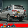 Rockarmor Steel Dual Wheel Carrier To Suit Toyota Landcruiser  Fj200 2008 To Current  (With Built In Towbar)