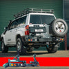 Rockarmor Steel Dual Wheel Carrier To Suit Nissan Patrol Y61 Gu4 2004 - 2016 Models