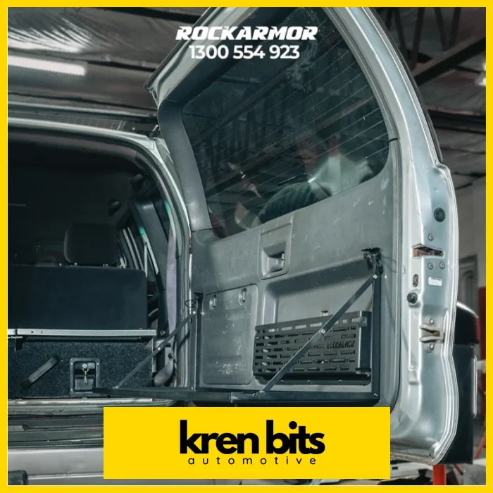 Rockarmor Rear Folding Table And Pantry To Suit Prado 120 Rear Table