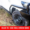 Rockarmor Brush Bars - Suits Toyota Hilux  Gt Bullbar