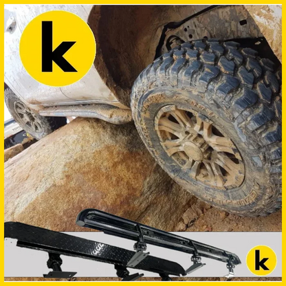 Rockarmor Rock Sliders / Side Steps To Suit Prado 150 2009-2024 Side Steps