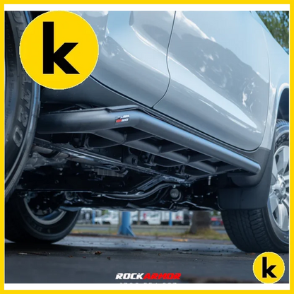 Rockarmor Rock Sliders / Side Steps To Suit Prado 150 2009-2024 Side Steps