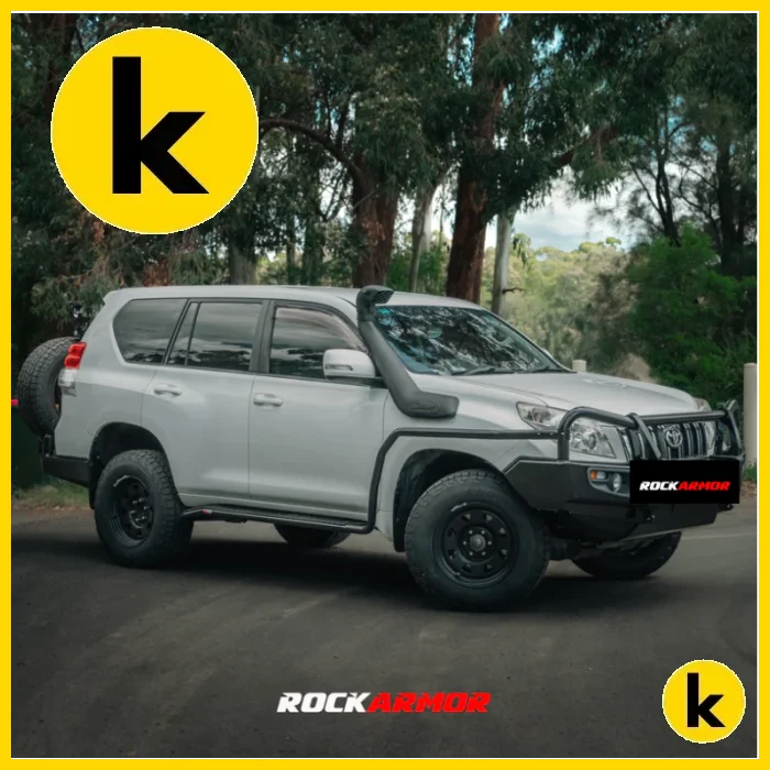 Rockarmor Rock Sliders / Side Steps To Suit Prado 150 2009-2024 Side Steps