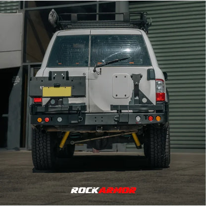 Rockarmor Steel Dual Wheel Carrier To Suit Nissan Patrol Y61 Gu1,2,3