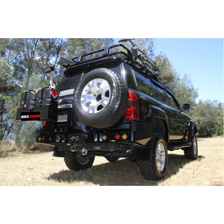 Rockarmor Steel Dual Wheel Carrier To Suit Nissan Patrol Y61 Gu4 2004