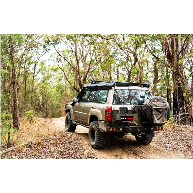 Rockarmor Steel Dual Wheel Carrier To Suit Nissan Patrol Y61 Gu4 2004