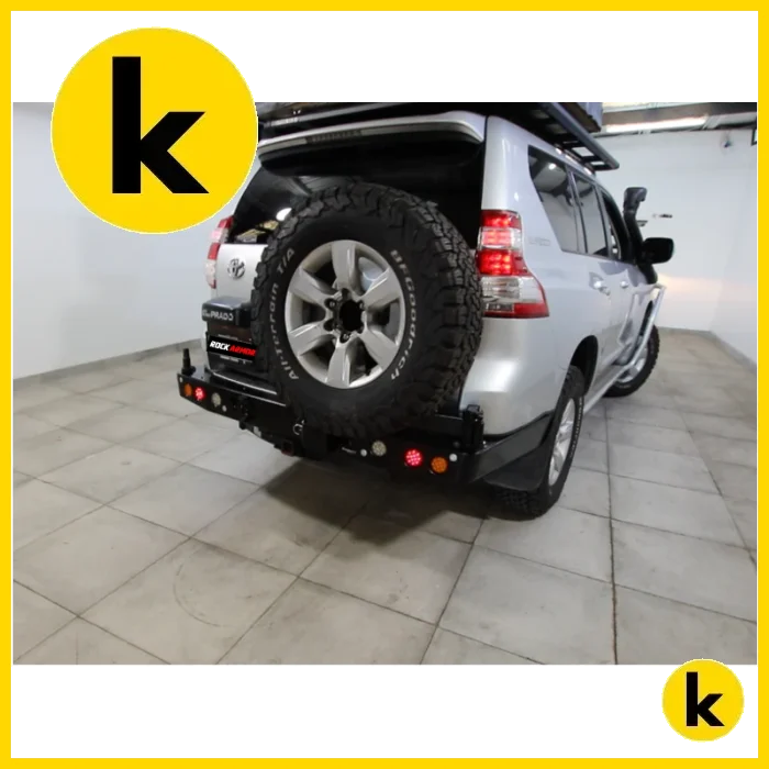 Rockarmor Steel Dual Wheel Carrier To Suit Toyota Landcruiser 150 Series 2009 To Current Dual Wheel Carrier