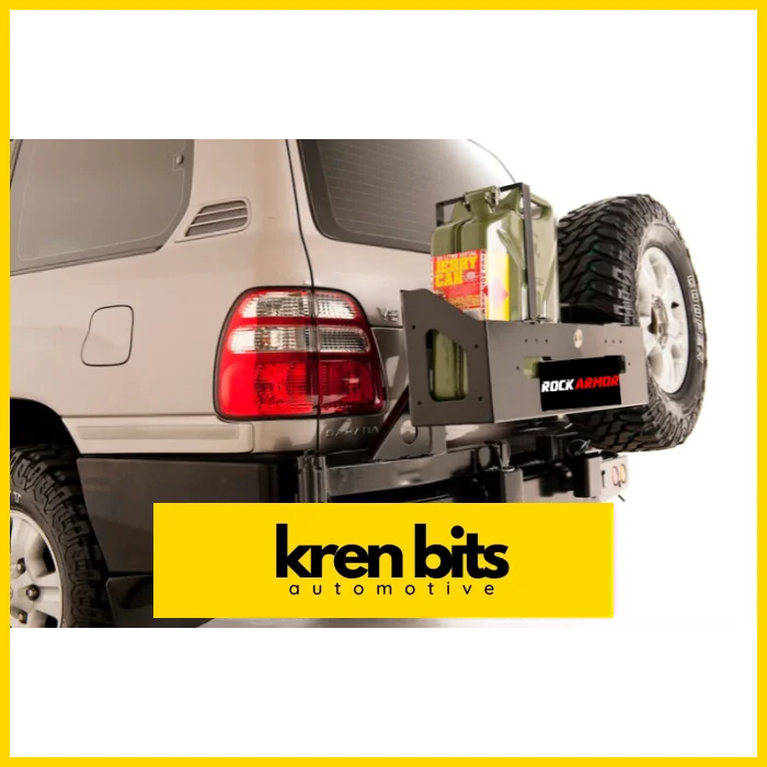 Rockarmor Steel Dual Wheel Carrier To Suit Toyota Landcruiser Fj100 1998-2007 And Lexus 470 Dual Wheel Carrier