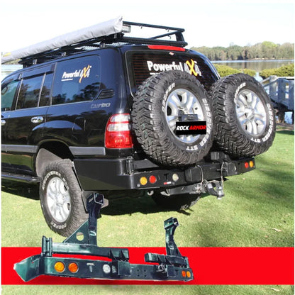 Rockarmor Steel Dual Wheel Carrier To Suit Toyota Landcruiser Fj105