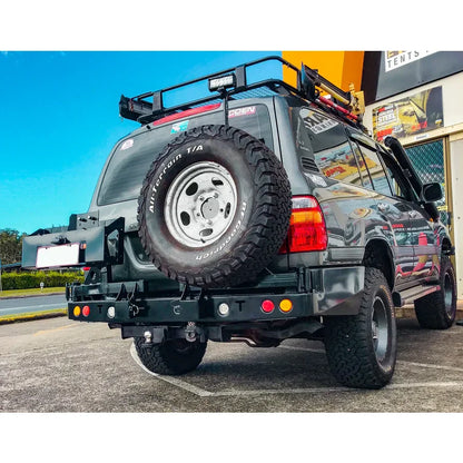 Rockarmor Steel Dual Wheel Carrier To Suit Toyota Landcruiser Fj105