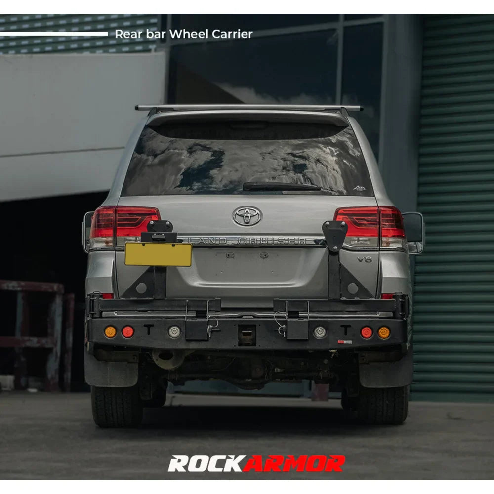 Rockarmor Steel Dual Wheel Carrier To Suit Toyota Landcruiser Fj200