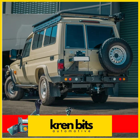 Rockarmor Steel Dual Wheel Carrier To Suit Toyota Landcruiser Fj75 Fj76 & Fj78 1992-2006 Troopy Wagon Dual Wheel Carrier