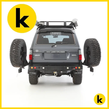 Rockarmor Steel Dual Wheel Carrier To Suit Toyota Landcruiser Fj80 1992-1997 Dual Wheel Carrier