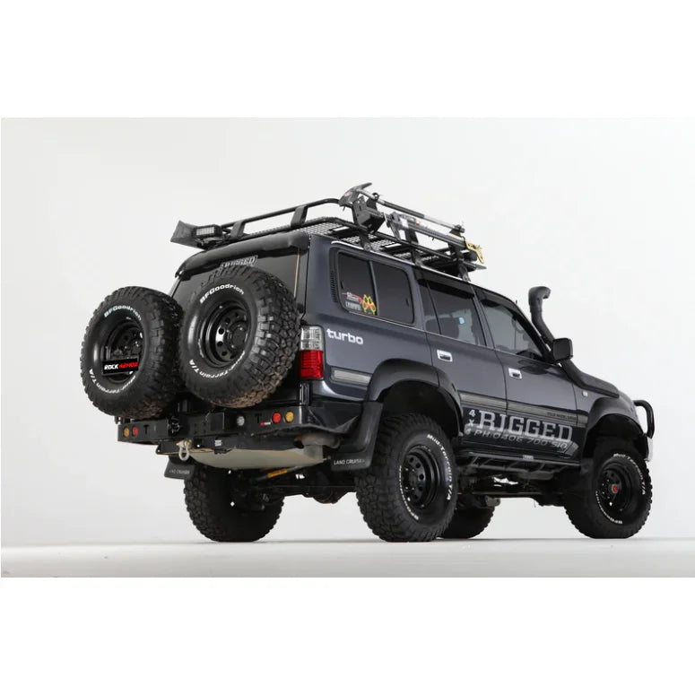 Rockarmor Steel Dual Wheel Carrier To Suit Toyota Landcruiser Fj80