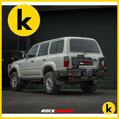 Rockarmor Steel Dual Wheel Carrier To Suit Toyota Landcruiser Fj80 1992-1997 Dual Wheel Carrier