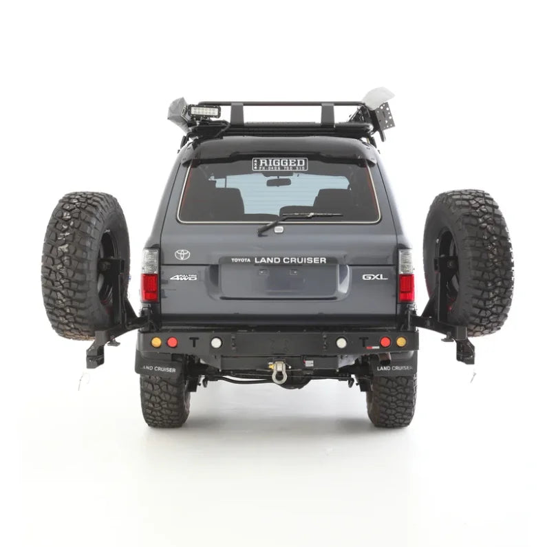 Rockarmor Steel Dual Wheel Carrier To Suit Toyota Landcruiser Fj80