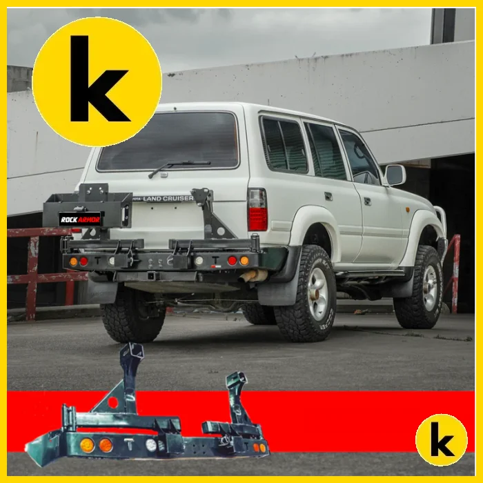 Rockarmor Steel Dual Wheel Carrier To Suit Toyota Landcruiser Fj80 1992-1997 Dual Wheel Carrier