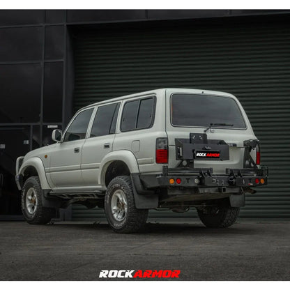 Rockarmor Steel Dual Wheel Carrier To Suit Toyota Landcruiser Fj80
