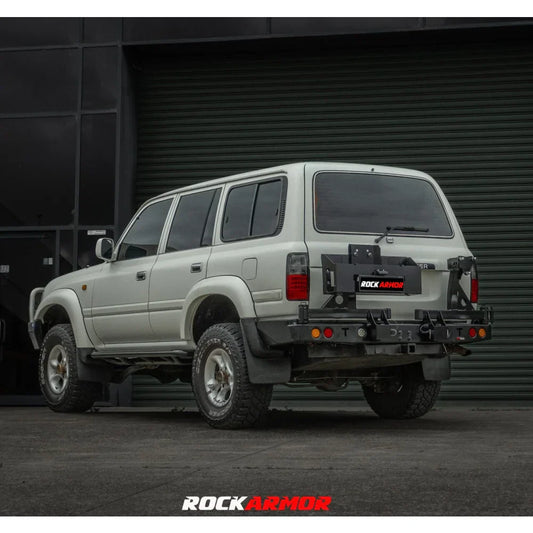 Rockarmor Steel Dual Wheel Carrier To Suit Toyota Landcruiser Fj80