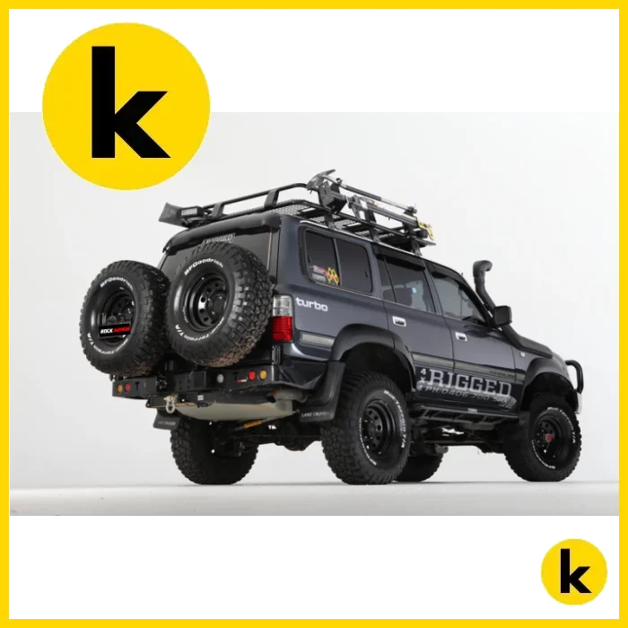 Rockarmor Steel Dual Wheel Carrier To Suit Toyota Landcruiser Fj80 1992-1997 Dual Wheel Carrier