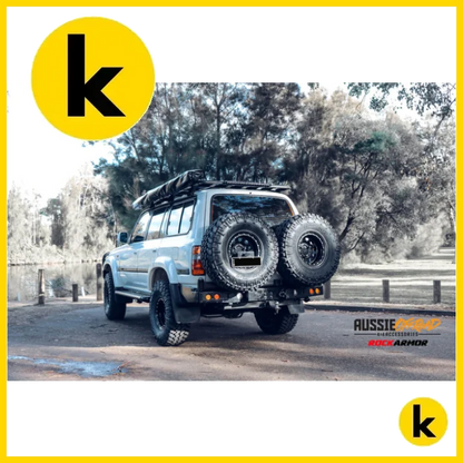 Rockarmor Steel Dual Wheel Carrier To Suit Toyota Landcruiser Fj80 1992-1997 Dual Wheel Carrier