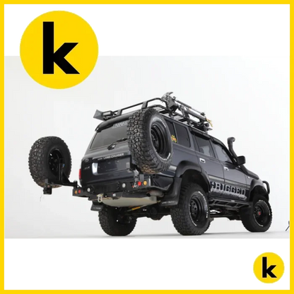 Rockarmor Steel Dual Wheel Carrier To Suit Toyota Landcruiser Fj80 1992-1997 Dual Wheel Carrier