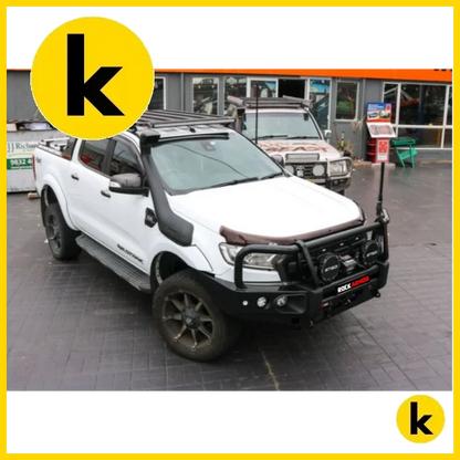 Rockarmor Steel Rockslider Side Steps To Suit Ford Ranger Px1,2,3 Dual Cab/Extra Cab 2012-2022 Side Steps