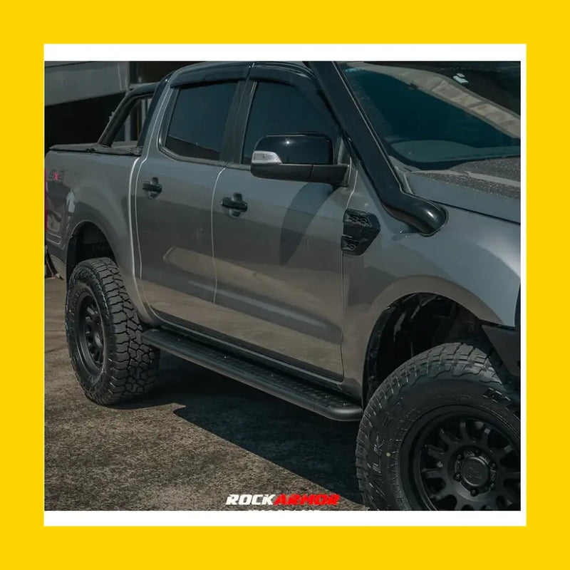Rockarmor Steel Rockslider Side Steps To Suit Ford Ranger