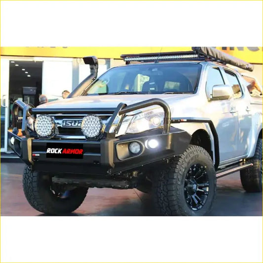 Rockarmor Steel Rockslider Side Steps To Suit Holden Colorado 2012