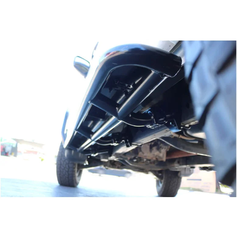 Steel checker plate truck undercarriage with side steps for Mitsubishi Triton ML/MN 2006+