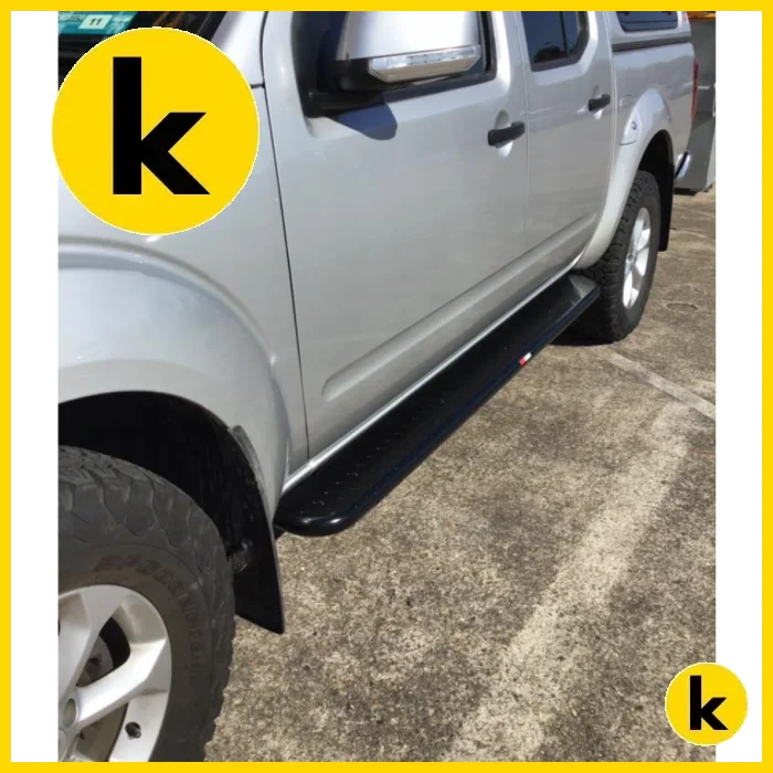 Rockarmor Steel Rockslider Side Steps To Suit Nissan Navara D40 2005-2015 Thai & Spanish Side Steps