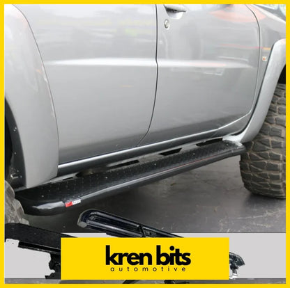 Rockarmor Steel Rockslider Side Steps To Suit Nissan Patrol Y61 Gu1 & Gu4 1998 To Current Side Steps