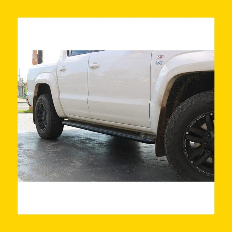 Rockarmor Steel Rockslider Side Steps To Suit Vw Amorok