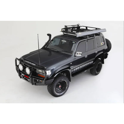 Rockarmr Premium Steel Bullbar To Suit Toyota Landcruiser Fj80 - Winch Bar