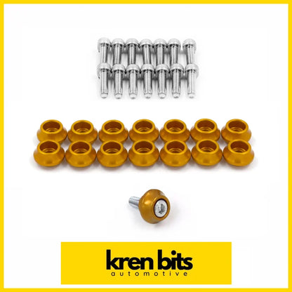 Rocker Cover Dress-Up Kit For Nissan Sr20 Gold