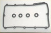 Black rubber rocker cover gasket injector seal set with four circular seals for transit mk7 ranger defender 2.2
