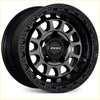 Black roh alloy assault off-road wheel with matte black finish and aggressive machine face design 17x9 6x139.7 +40 offset