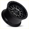 Matte black roh alloy assault wheel with intricate spoke design 17x9 6x139.7 +40 offset machine face dark tint