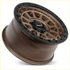 Bronze and black roh alloy assault wheel with matte finish and intricate spoke design 17x9 6x139.7 12 offset